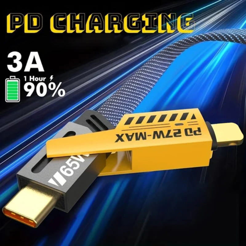 🔥Hot Sale 50% Off💥4 in 1 PD 65W Fast Charging Cable