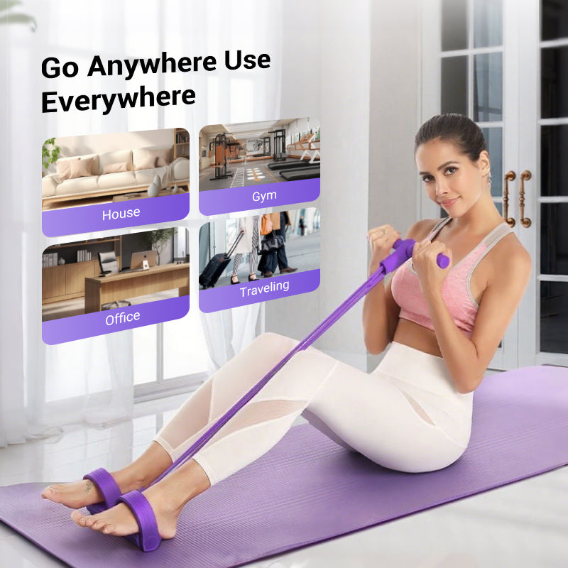 ✨2025 Hot Sale🔥32 Fitness Resistance Bands-4 Tube Pedal Ankle Puller